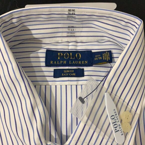 Polo Ralph Lauren Slim-Fit Easy care  Shirt NWT - Picture 3 of 5